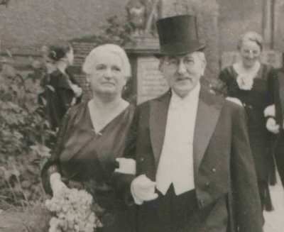 Traugott Georg Müller und Frieda Adlel geb. Gierisch in Kamenz, Oberlausitz.