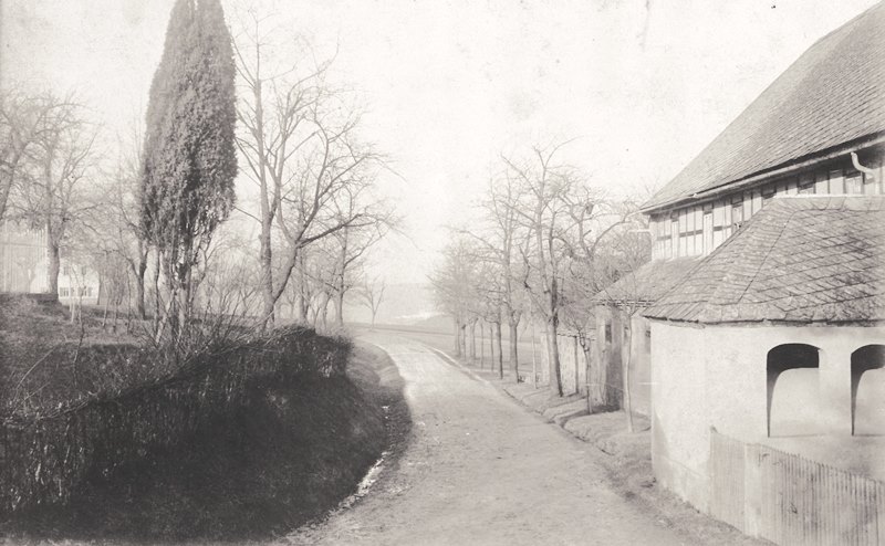 Erbhof des Peter (VI) Michael in Hartha bei Wechselburg in Sachsen, Straßenseite.