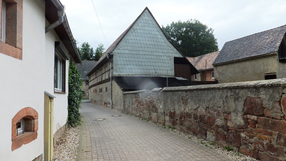 Hof des Theobald Oswald Michael in Soernzig bei Rochlitz.