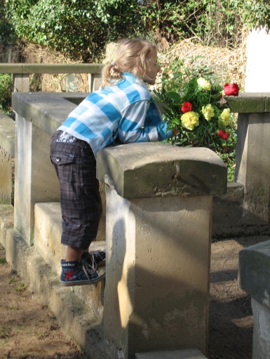 Familienchronik Oberlausitz Cunnersdorf, Familiengrab Familie Richter