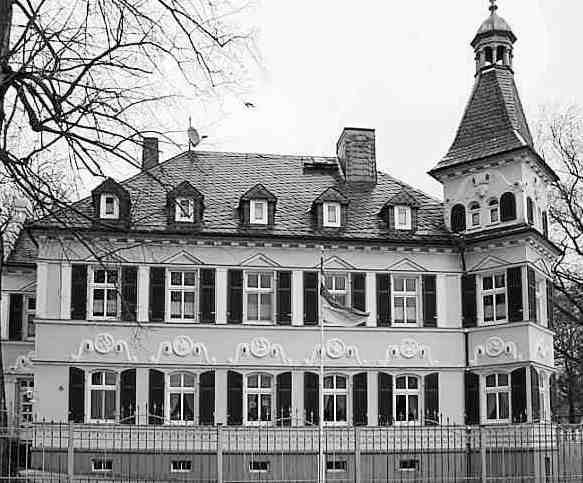 Herrenhaus Rittergut Gränitz im Besitz der Familie Rechenberg, Sachsen.