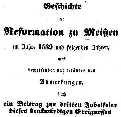 Familienforschung Meißen/ Sachsen: Heinrich Faust, Bürgermeister zu Meißen